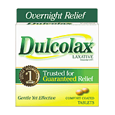 Dulcolax  laxative overnight relief tablets Picture